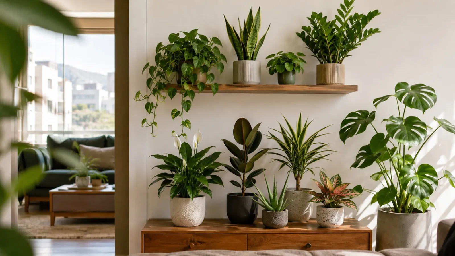 راهنمای جامع انتخاب بهترین گیاهان آپارتمانی برای دکوراسیون داخلی